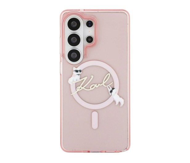 Karl Lagerfeld Etui KC Script MagSafe do Galaxy S26 Ultra różowy - 1522717 - zdjęcie 2
